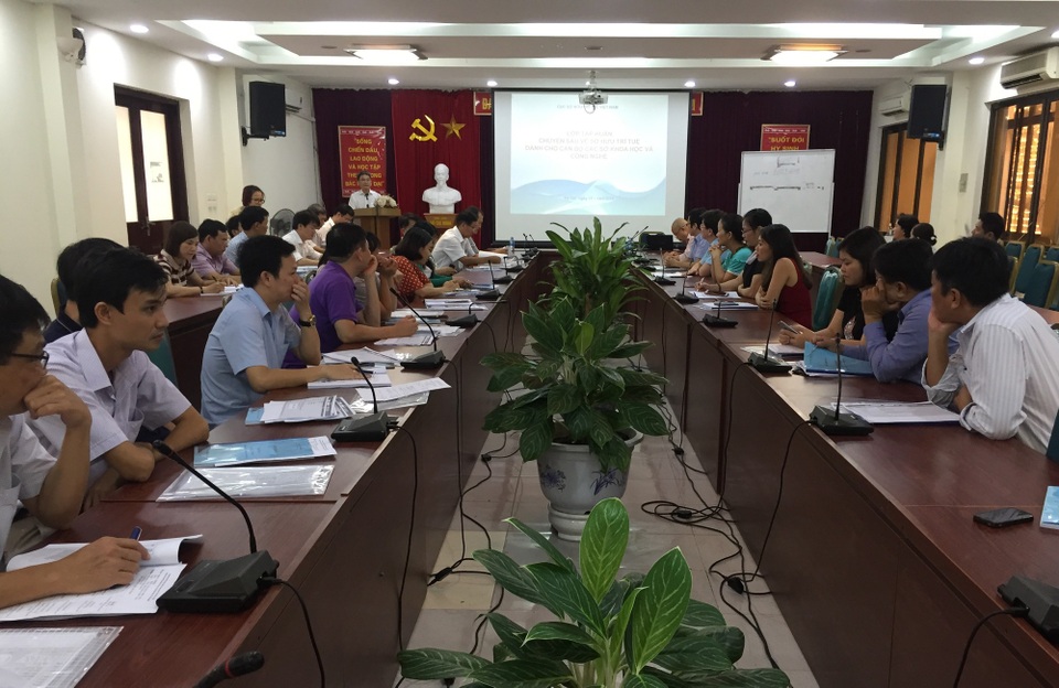 Bồi dưỡng chuyên sâu về sở hữu trí tuệ cho lãnh đạo, cán bộ Sở KH&CN - 1 Bồi dưỡng chuyên sâu về sở hữu trí tuệ cho lãnh đạo, cán bộ Sở KH&CN - 1