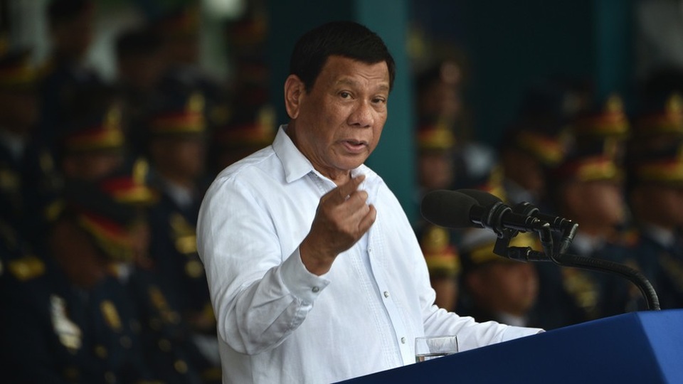 Tổng thống Philippines được mật báo về âm mưu đảo chính - 1
Tổng thống Philippines Rodrigo Duterte (Ảnh: AFP)