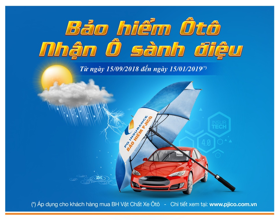 PJICO ra mắt chương trình “Bảo hiểm ô tô - Nhận ô sành điệu” - 1 PJICO ra mắt chương trình “Bảo hiểm ô tô - Nhận ô sành điệu” - 1
