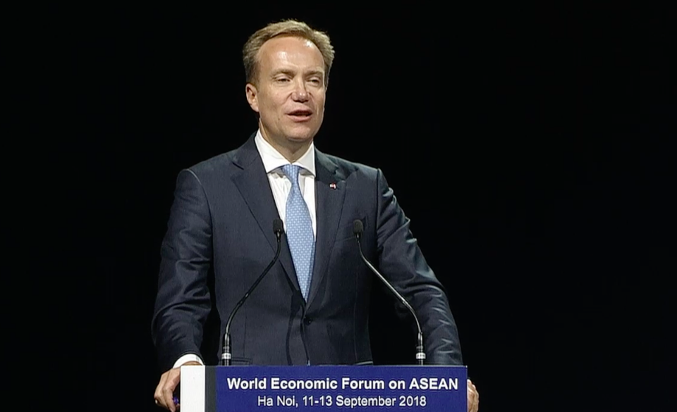 Diễn đàn Kinh tế thế giới về ASEAN: Ngày hội của những ý tưởng sáng tạo - 3 Ông Borge Brende - Chủ tịch điều hành WEF - khẳng định sự thành công tốt đẹp của WEF ASEAN 2018 tại Việt Nam