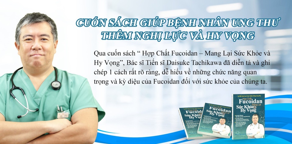 Vị bác sĩ dành cả đời để nghiên cứu bệnh ung thư - 2
Tiến sĩ, bác sĩ Daisuke Tachikawa ghi chép cẩn thận nội dung cuốn “ Hợp chất Fucoidan mang lại sức khỏe và hy vọng”