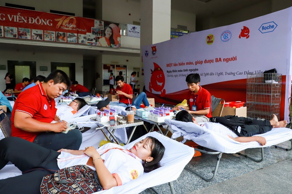 Cùng chung tay vì nguồn máu an toàn, kịp thời và liên tục cho người dân - 5 Ngoài việc cung cấp giải pháp toàn diện và tiên tiến trong sàng lọc máu, Roche thường xuyên tổ chức và tham gia các hoạt động nâng cao nhận thức cộng đồng về an toàn truyền máu cũng như gia tăng lượng máu hiến cho xã hội.