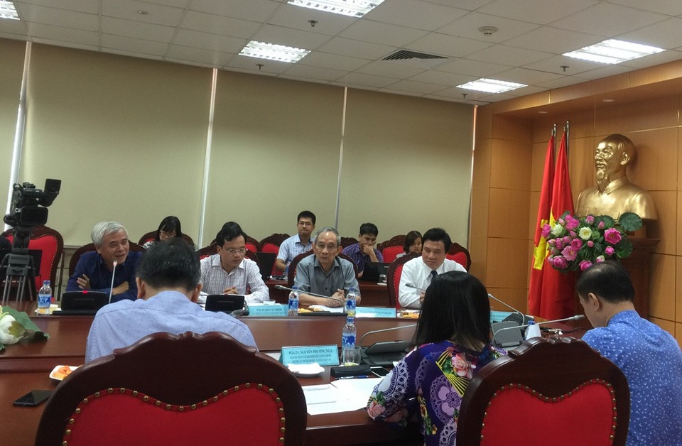 
Toàn cảnh buổi tọa đàm về đổi mới thi cử diễn ra sáng 13/9.
