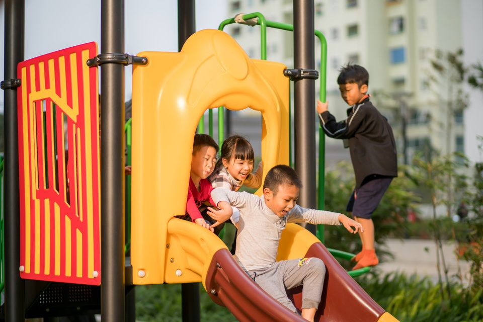 Dự án dành rất nhiều không gian vui chơi cho trẻ em