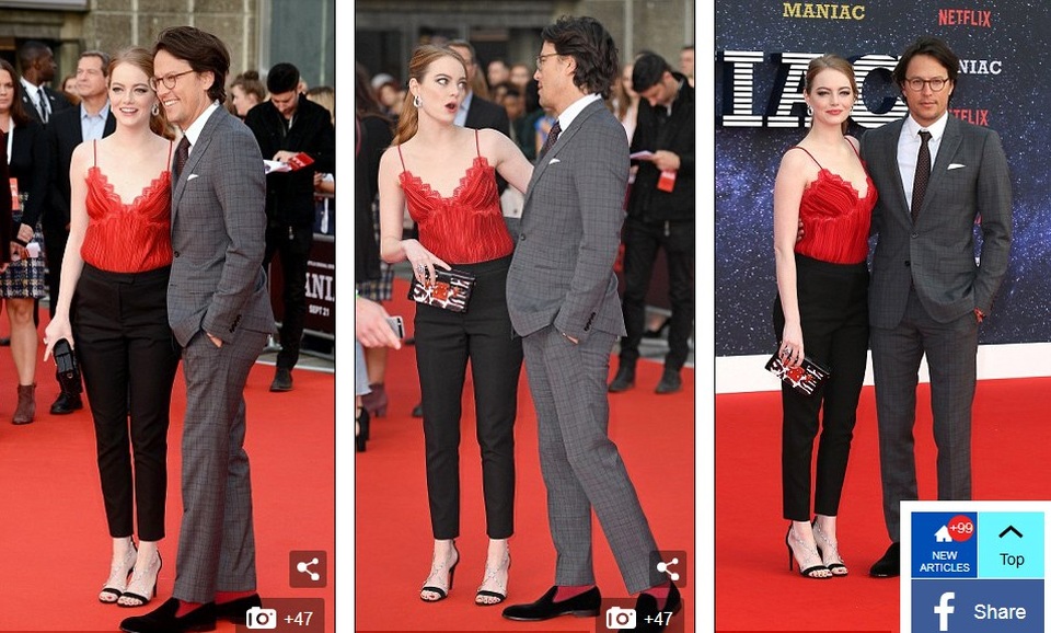 Emma Stone xinh đẹp tái xuất - 7
Emma Stone là tâm điểm thu hút sự chú ý