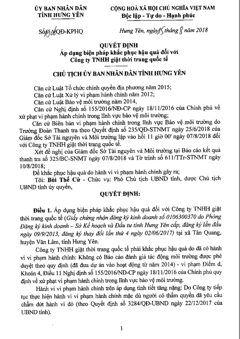 Một doanh nghiệp quyết bức tử môi trường đến cùng tại Hưng Yên! - Ảnh 1.