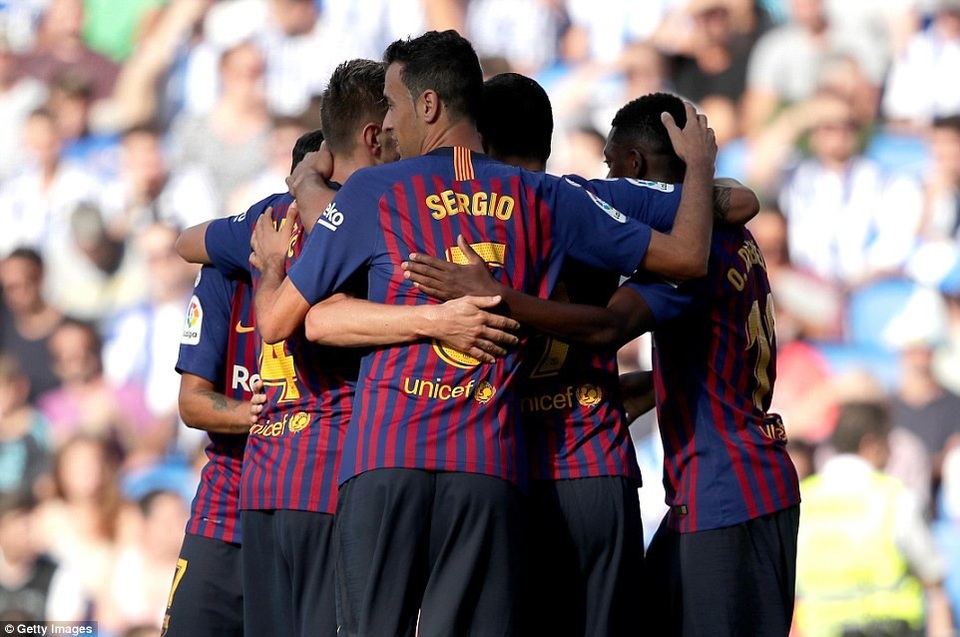 Ngược dòng hạ Sociedad, Barcelona tiếp tục toàn thắng ở La Liga - 8
Barcelona toàn thắng cả 4 trận đấu ở La Liga năm nay
