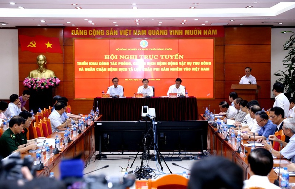 Ngăn chặn không để dịch tả lợn châu Phi vào Việt Nam - 1
Quang cảnh Hội nghị...