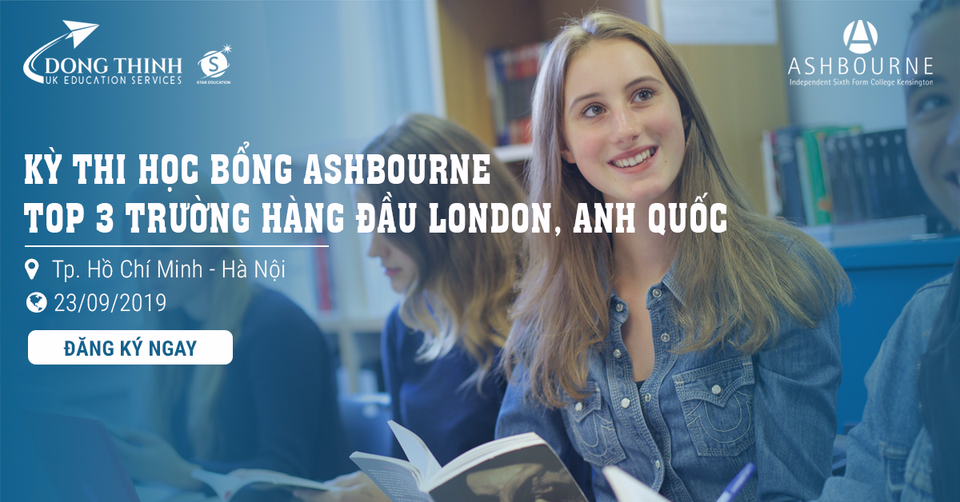 Kỳ thi học bổng Ashbourne - top 3 trường hàng đầu London, Anh quốc - 1 Kỳ thi học bổng Ashbourne - top 3 trường hàng đầu London, Anh quốc - 1