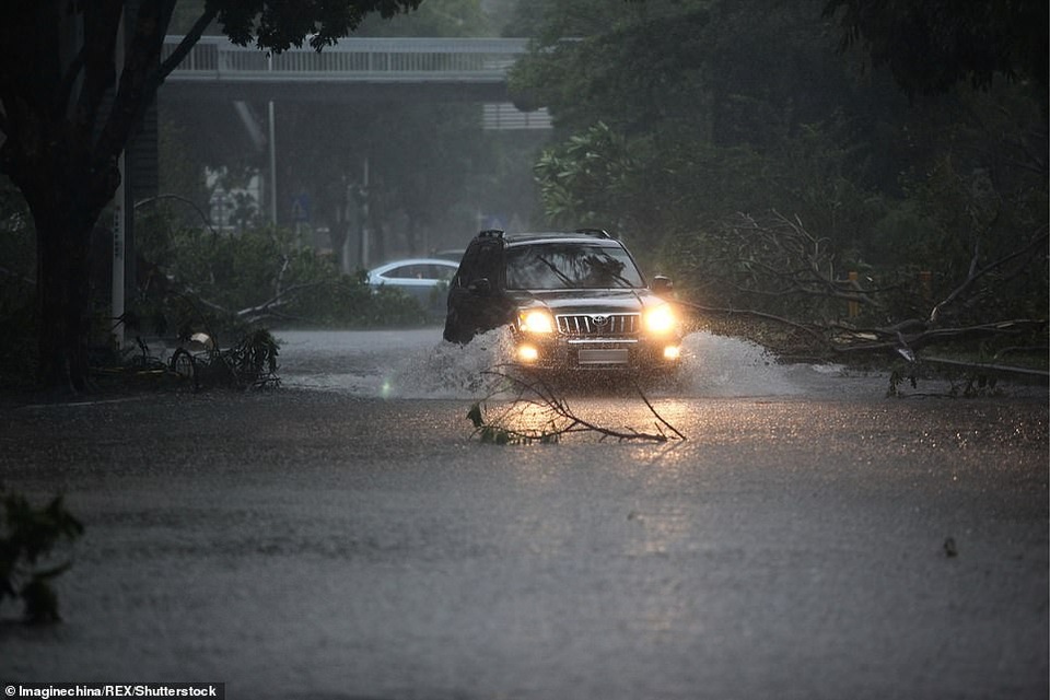 Cảnh tượng đổ nát siêu bão Mangkhut càn quét Trung Quốc - 7 Cơ quan khí tượng Trung Quốc cho biết Mangkhut là một trong 10 cơn bão mạnh nhất đổ bộ vào vùng đông nam Trung Quốc kể từ năm 1949. (Ảnh: REX)
