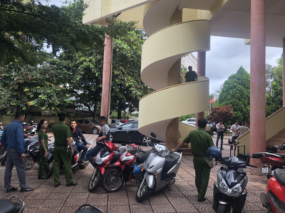 Nam thanh niên tử vong tại trung tâm văn hóa tỉnh - 1 Hiện trường nơi phát hiện thi thể nạn nhân