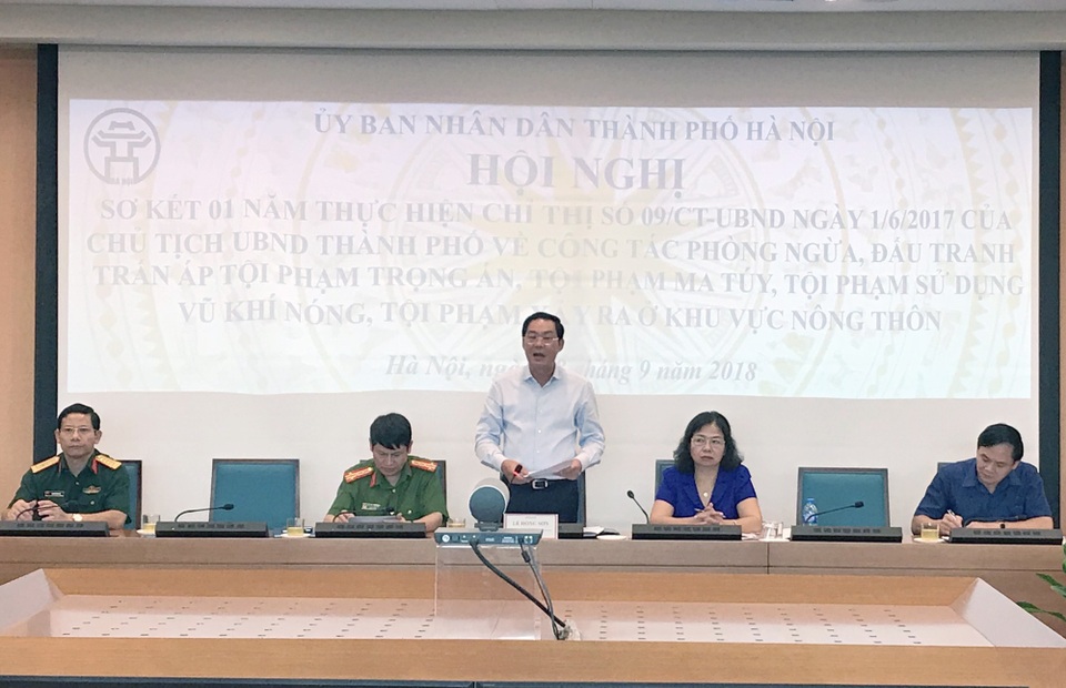 Phó Chủ tịch Hà Nội nói về vụ 7 người chết tại đêm hội âm nhạc - 1 Ông Lê Hồng Sơn - Phó Chủ tịch UBND TP Hà Nội phát biểu tại hội nghị