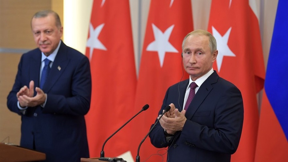 Nga tuyên bố ngừng chiến dịch quân sự nhằm vào Idlib - 1 
Tổng thống Nga Vladimir Putin và người đồng cấp Thổ Nhĩ Kỳ Recep Tayyip Erdogan (Ảnh: Sputnik)