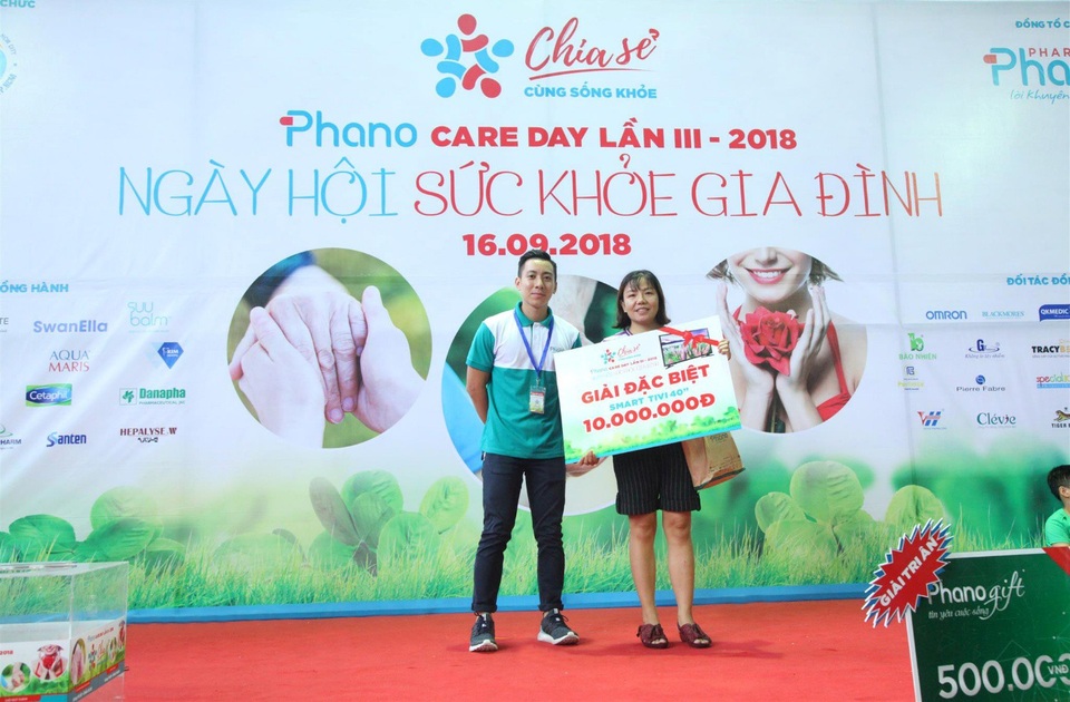 Tiếp nối thành công của ngày hội sức khỏe Phano Care lần 3 - 5 Khách hàng may mắn trong ngày hội