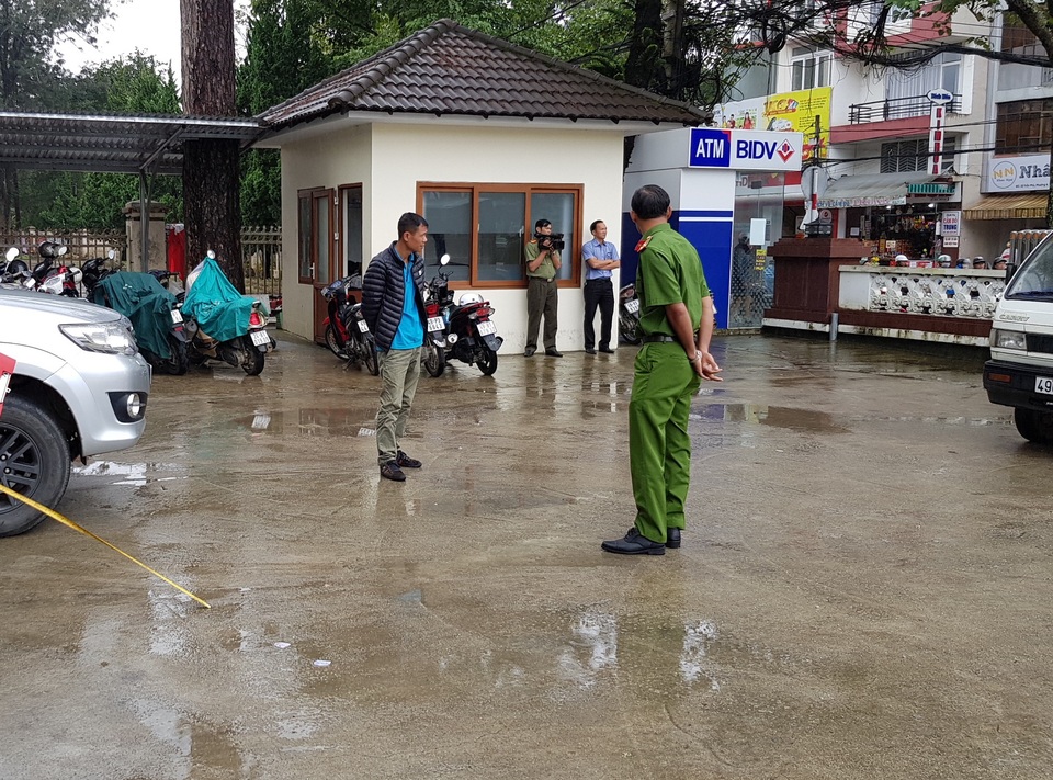 Hiện trường nơi chiến sỹ công an bị hành hung đến nhập viện