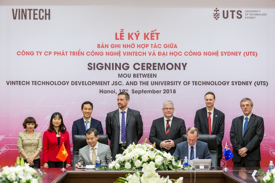 VinTech và Đại học Công nghệ Sydney ký bản ghi nhớ hợp tác về công nghệ - 1 VinTech và Đại học Công nghệ Sydney ký bản ghi nhớ hợp tác về công nghệ - 1