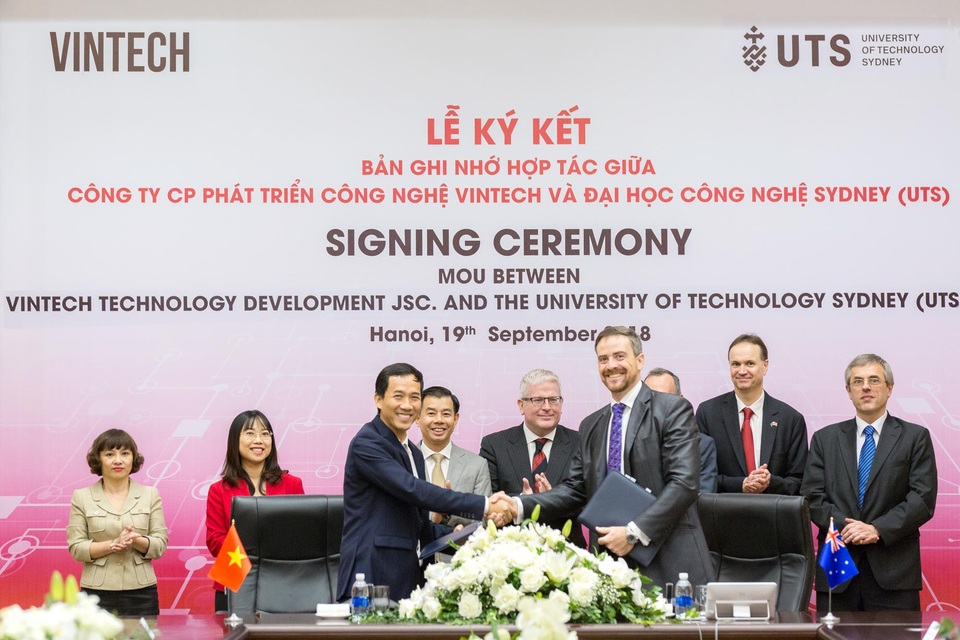VinTech và Đại học Công nghệ Sydney ký bản ghi nhớ hợp tác về công nghệ - 2 VinTech và Đại học Công nghệ Sydney ký bản ghi nhớ hợp tác về công nghệ - 2