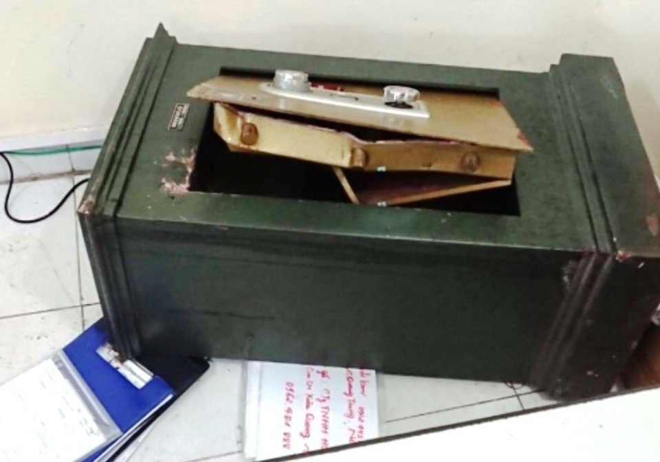 Két sắt của Công ty TNHH Hưng Cúc bị phá.