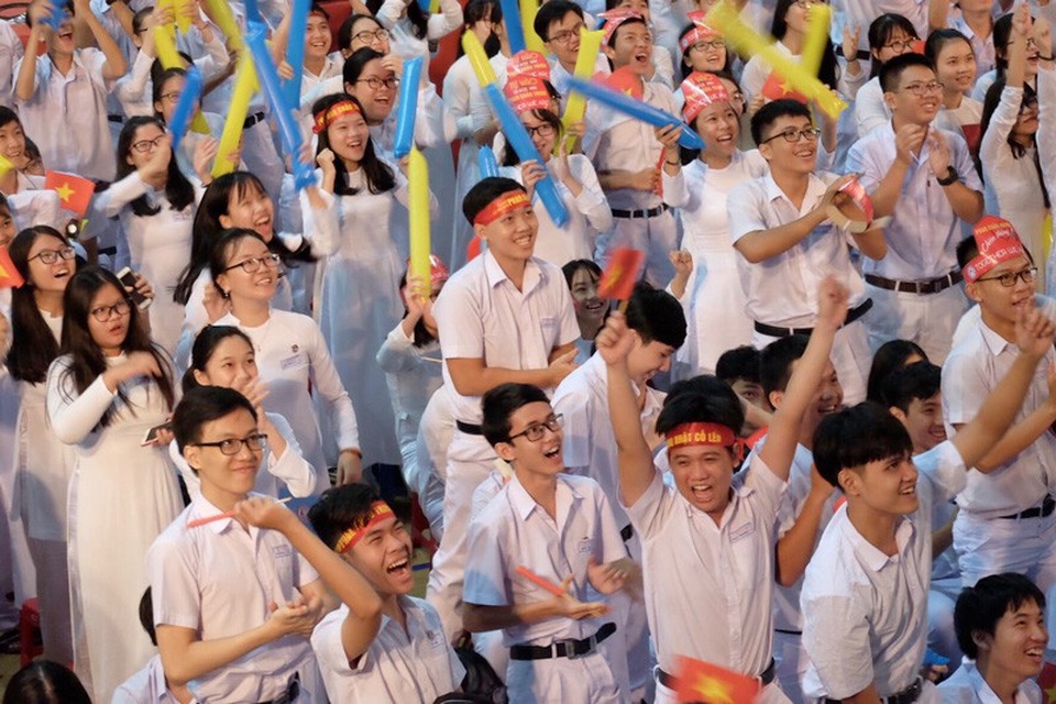 
Điểm cầu Đà Nẵng cũng hào hứng không kém khi Quang Nhật cũng trả lời đúng liên tiếp
