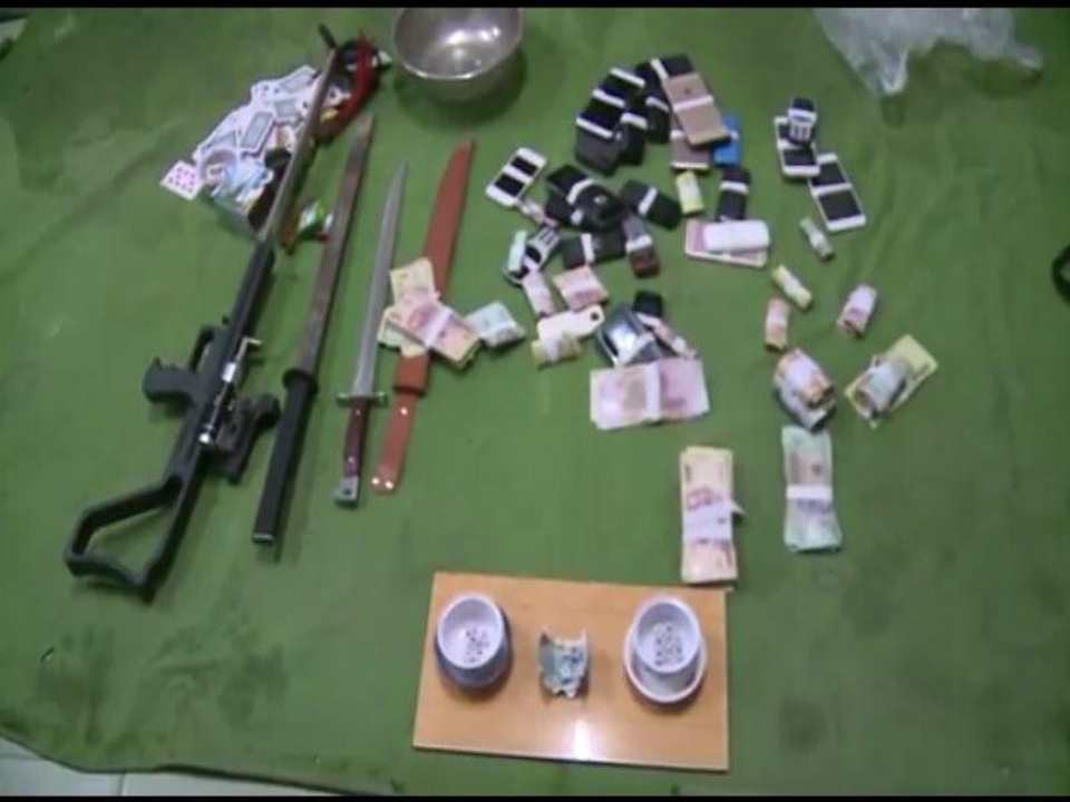 Tang vật bị cơ quan công an tạm giữ