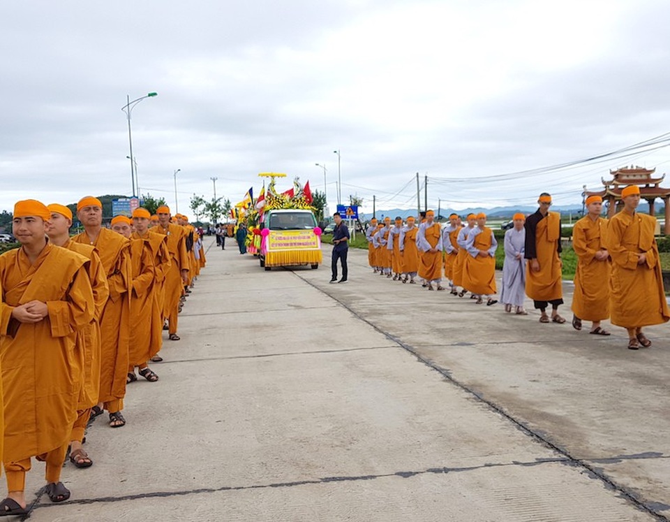 Hài cốt trụ trì chùa Vĩnh Nghiêm được đưa về sau hơn 70 năm lưu lạc - Ảnh 1. Hài cốt trụ trì chùa Vĩnh Nghiêm được đưa về sau hơn 70 năm lưu lạc - Ảnh 1.