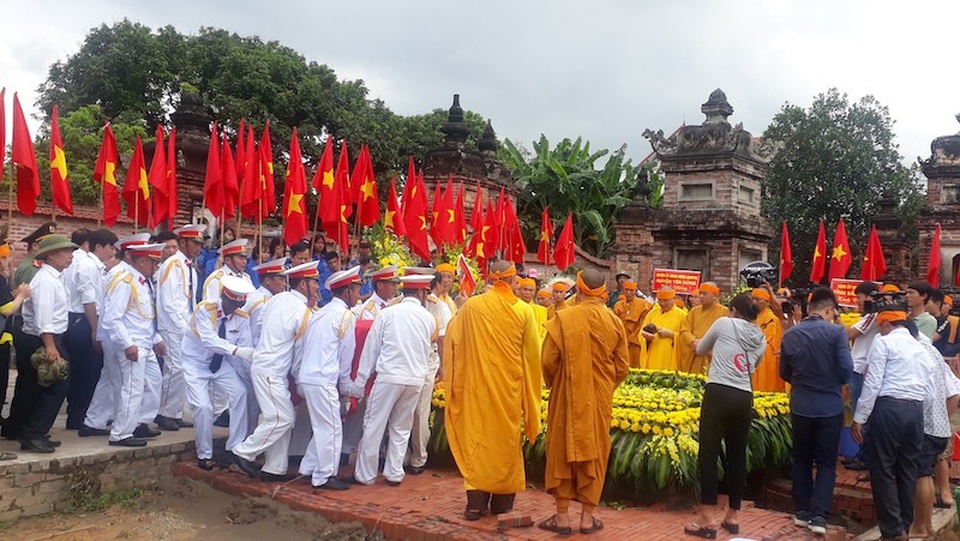 Hài cốt trụ trì chùa Vĩnh Nghiêm được đưa về sau hơn 70 năm lưu lạc - Ảnh 2. Hài cốt trụ trì chùa Vĩnh Nghiêm được đưa về sau hơn 70 năm lưu lạc - Ảnh 2.