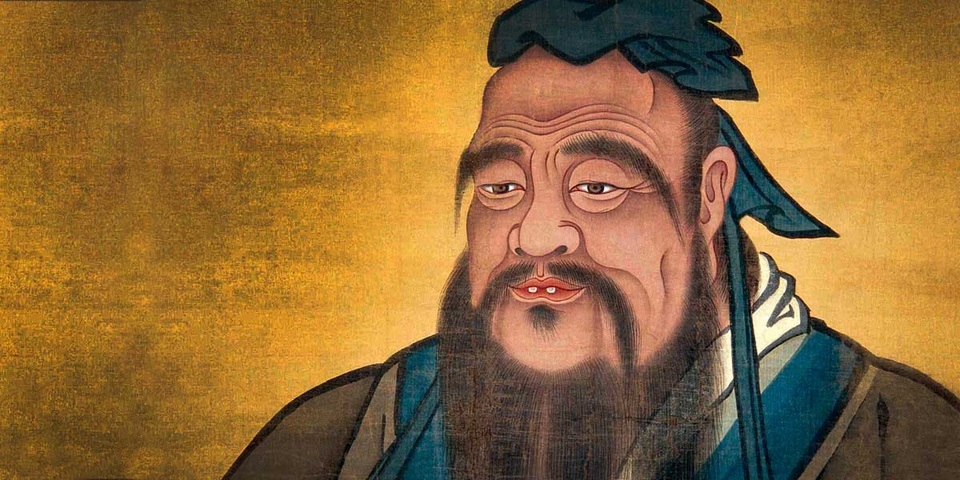 Trung Quốc xây tượng Khổng Tử lớn nhất thế giới - 2 Hình vẽ Khổng Tử trong các tư liệu của Trung Quốc