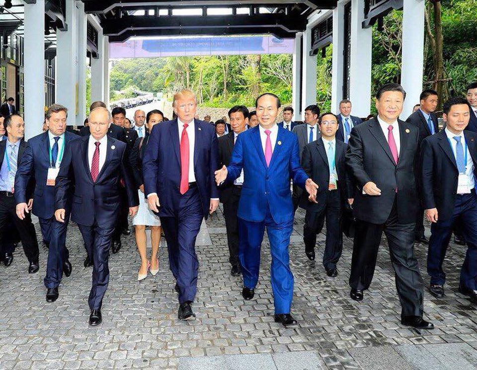 Tháng 11/2017, Chủ tịch nước Trần Đại Quang chủ trì Tuần lễ cấp cao Diễn đàn hợp tác kinh tế châu Á – Thái Bình Dương 2017 (APEC) do Việt Nam đăng cai tổ chức. Lãnh đạo Việt Nam và lãnh đạo các nền kinh tế lớn nhất thế giới đã có những cuộc họp bàn quan trọng tại Đà Nẵng.