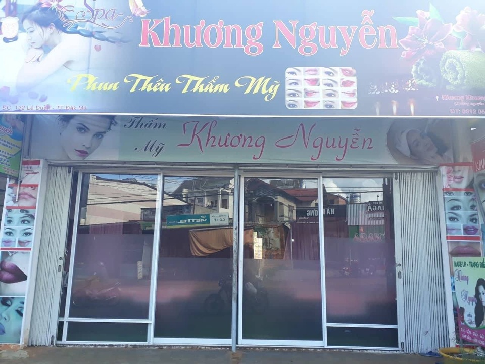 
Spa Khương Nguyễn nơi xảy ra vụ việc
