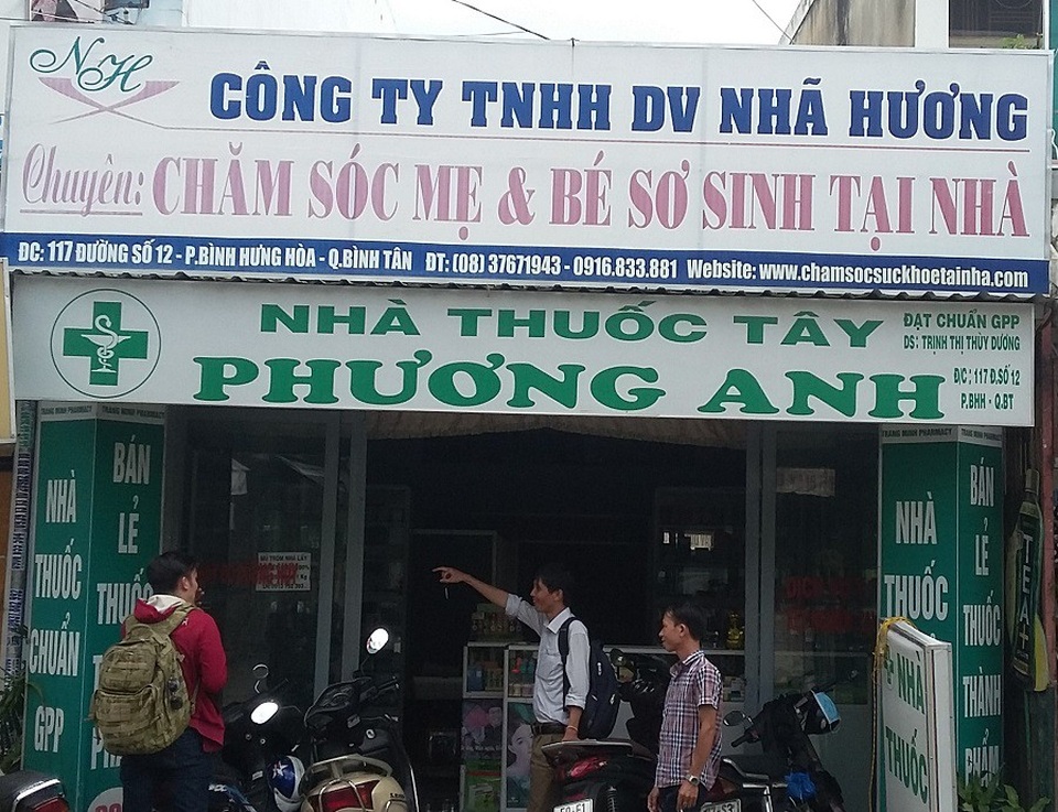 Vụ bệnh nhân bị bẻ gãy tay: Nghi vấn công ty khám chữa bệnh chui? - 2 Trụ sở của Công ty Nhã Hương tại phường Bình Hưng Hòa, Bình Tân