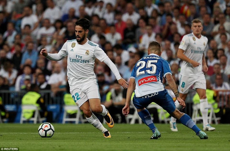 Real Madrid bùng nổ trở lại sau trận đại thắng tại Champions League? - 2
Isco đang đạt phong độ cao cùng Real Madrid