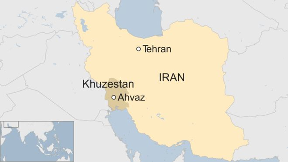 Xả súng nhằm vào đoàn diễu binh ở Iran, vài người thiệt mạng - 1
Vụ xả súng xảy ra tại thành phố Ahvaz (Đồ họa: BBC)