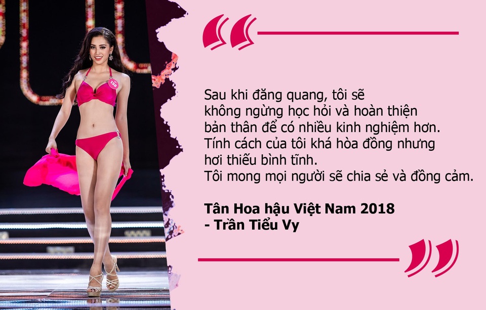 Tân hoa hậu Việt Nam 2018 chia sẻ gì ngay sau khi đăng quang?
Mẹ hoa hậu Trần Tiểu Vy: Con gái đăng quang quá bất ngờ với gia đình
Nữ sinh 18 tuổi Trần Tiểu Vy đăng quang Hoa hậu Việt Nam 2018