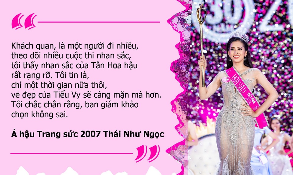 “Chỉ một thời gian nữa, vẻ đẹp của Tân Hoa hậu sẽ càng mặn mà”