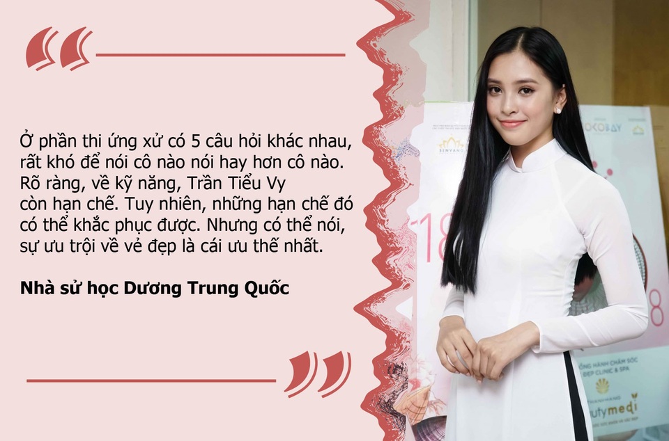 “Tân hoa hậu Việt Nam còn nhiều hạn chế nhưng có thể khắc phục được”