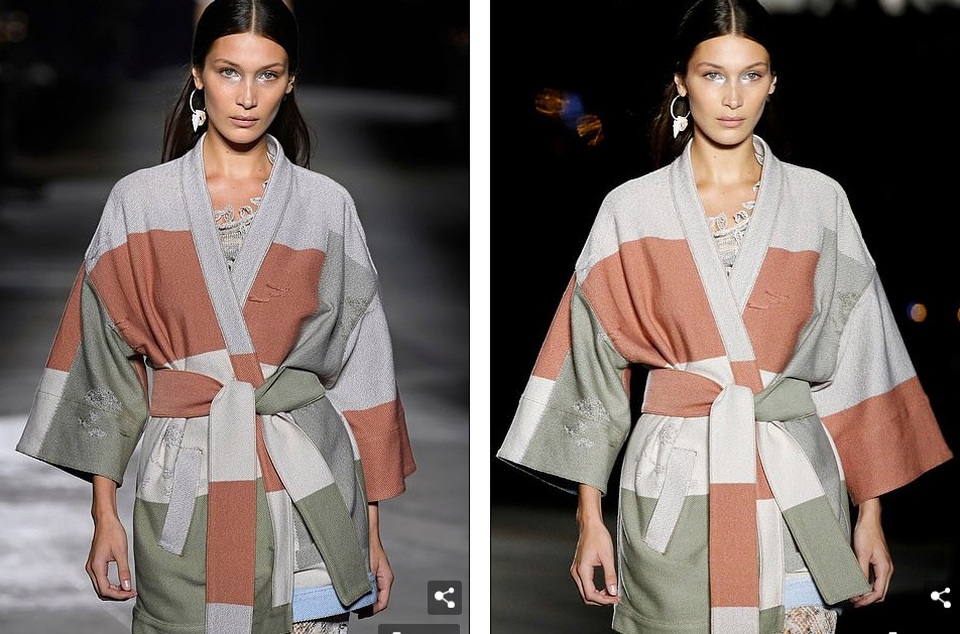 
Em gái cuả Gigi là Bella cũng góp mặt trong show diễn này
