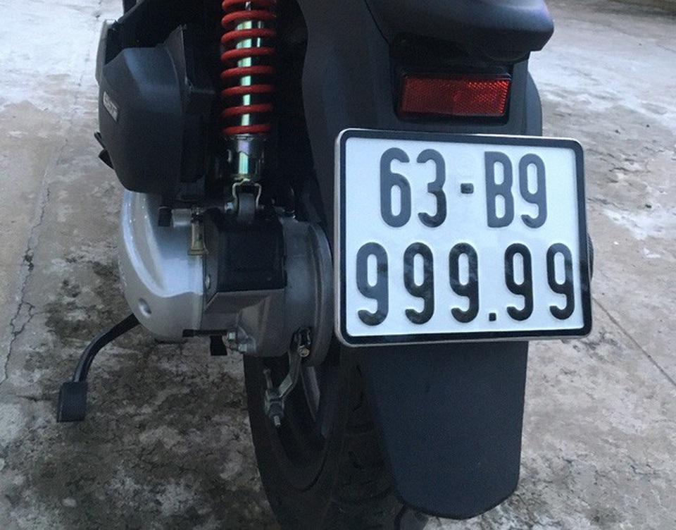 Xe SH mode cũ bán được nửa tỷ đồng nhờ... biển số “đẹp nhất tỉnh” - 2 Cận cảnh biển số xe siêu đẹp