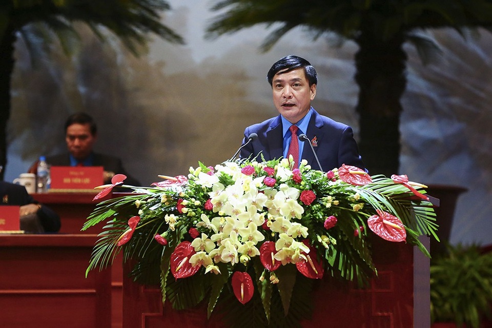 Vị thế của Công đoàn Việt Nam ngày càng nâng cao - 1
Đồng chí Bùi Văn Cường - Chủ tịch Tổng LĐLĐ VN, phát biểu tại Đại hội. (Ảnh: ST)