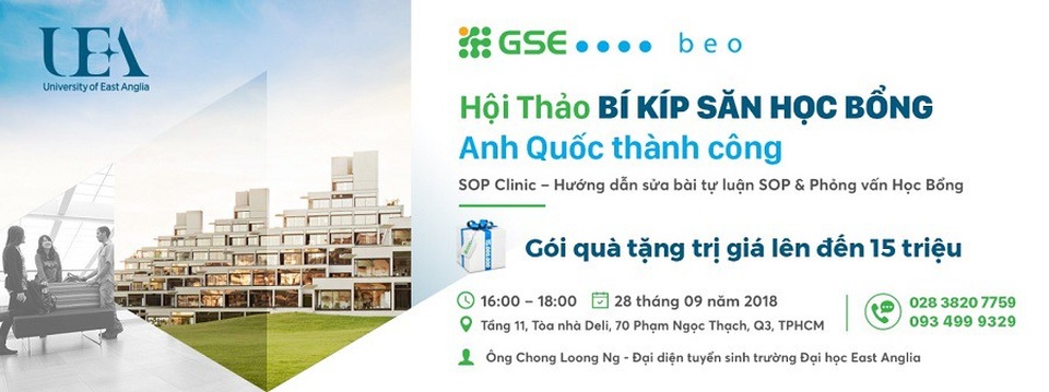 Bí kíp săn học bổng du học Anh bách phát bách trúng - 1 Bí kíp săn học bổng du học Anh bách phát bách trúng - 1