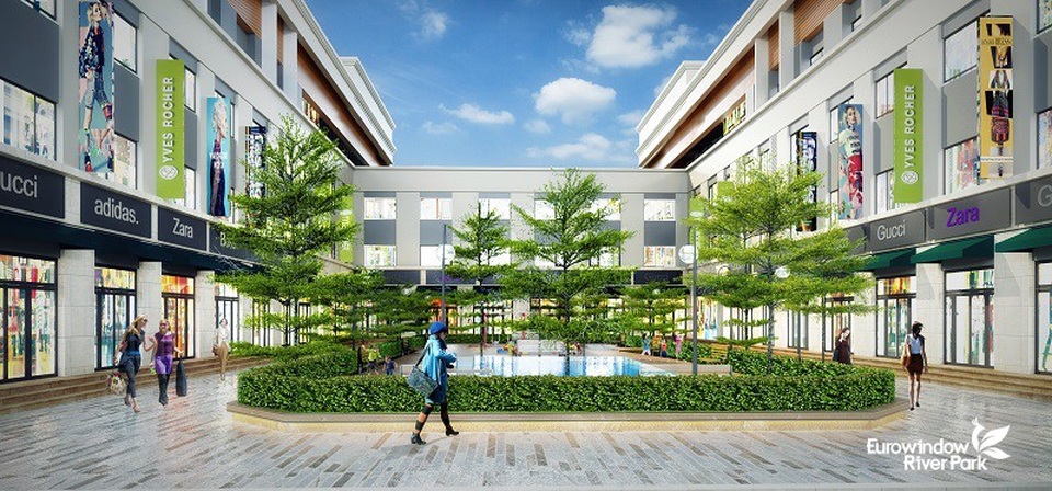 Phố trong nhà đầu tiên xuất hiện tại KĐT Eurowindow River Park - 2