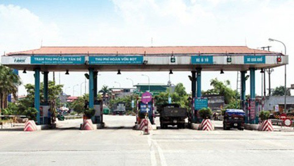 Vì sao trạm BOT Tân Đệ vẫn tiếp tục thu phí? - 1 Trạm thu phí Tân Đệ (ảnh: VnEconomy)