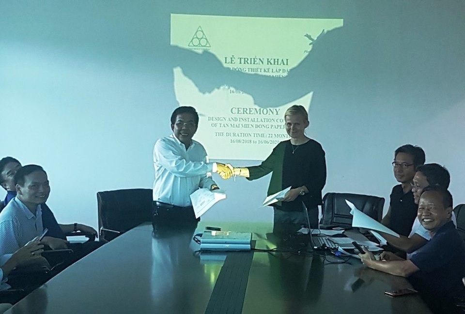 Công ty Cổ phần Tân Mai Miền Đông và Công ty Elof Hanson Internation AB đã tiến hành tổ chức lễ triển khai thực hiện hợp đồng