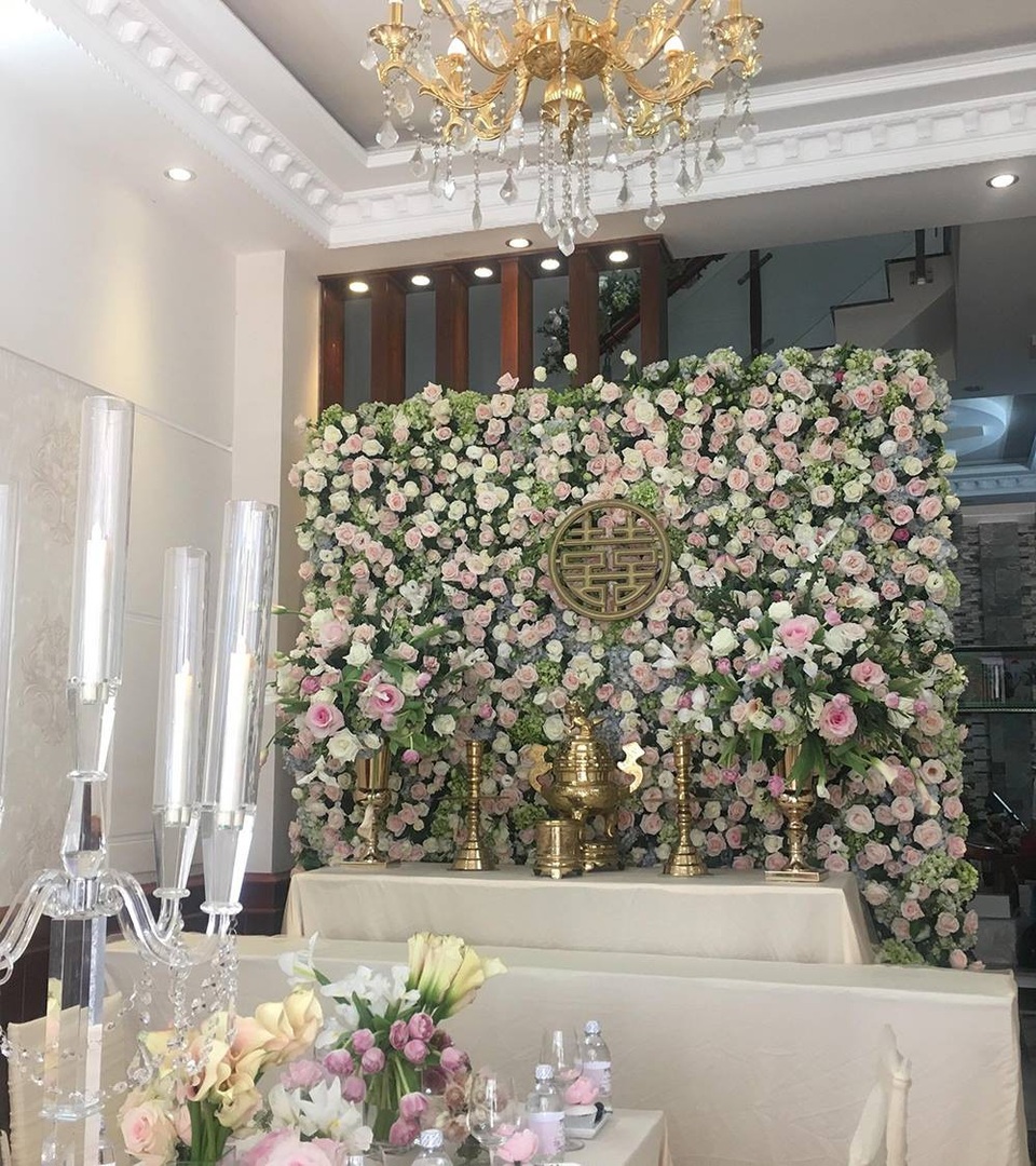 Nhà cô dâu Nhã Phương rộn ràng chuẩn bị cho lễ vu quy - 7
Nhà cô dâu trang trí đẹp mắt
