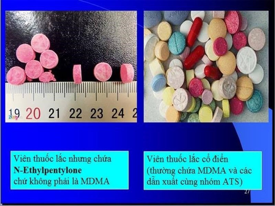 Chuyện về thuốc lắc 'đời cũ' và thuốc lắc hiện đại - 1 Những viên thuốc lắc mới (bìa trái) và thuốc lắc cũ. Ảnh: FB HTH