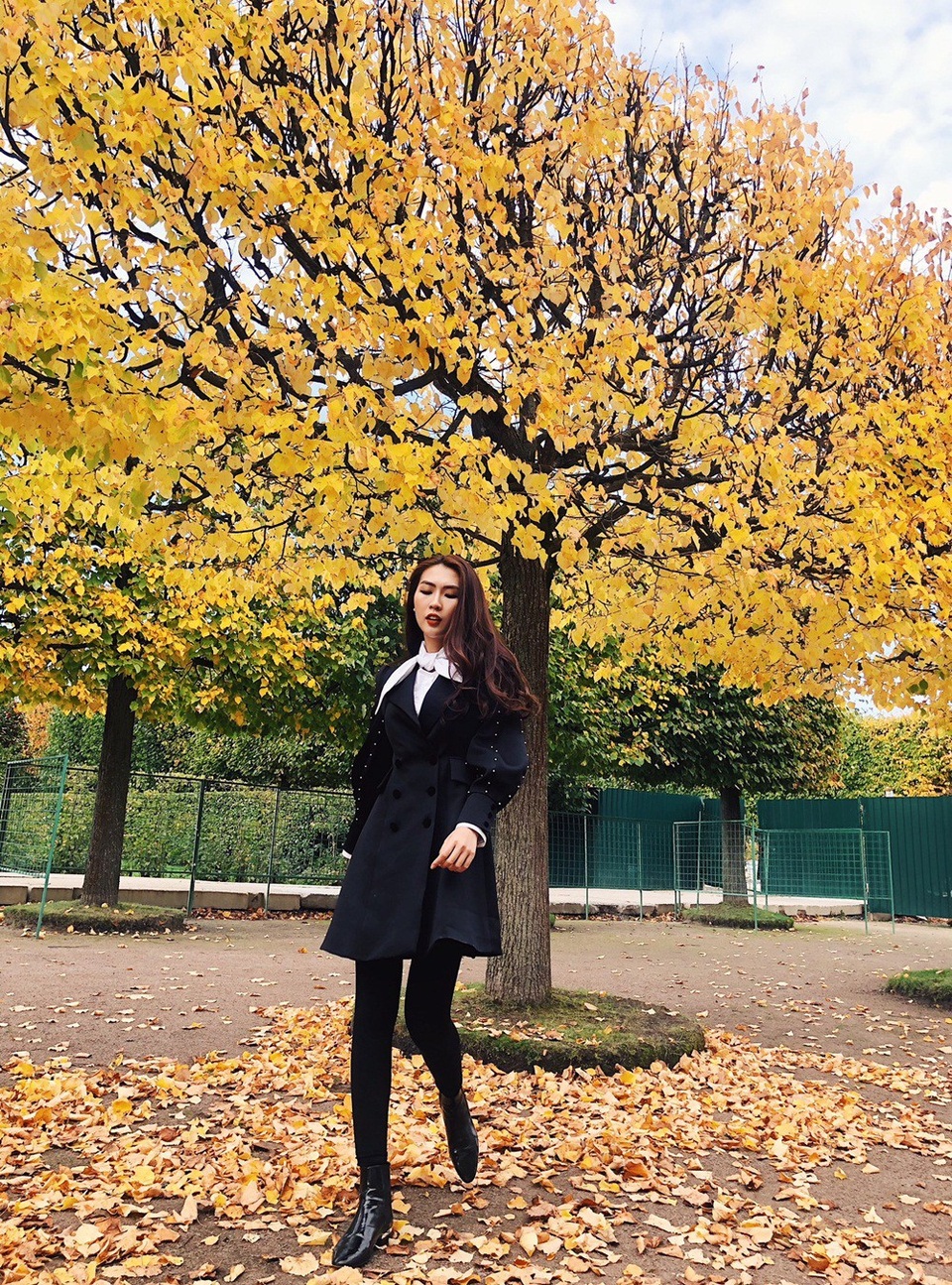 “Mùa thu vàng” trở thành một nét đặc trưng riêng của xứ sở Bạch Dương mà Tường Linh không muốn bỏ lỡ cơ hội trải nghiệm, cảm nhận.