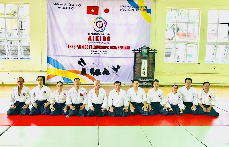 Tập huấn Aikido hữu nghị Châu Á lần thứ 6: Nhiều võ sư Aikido đẳng cấp thế giới tham gia - 9 Tập huấn Aikido hữu nghị Châu Á lần thứ 6: Nhiều võ sư Aikido đẳng cấp thế giới tham gia - 9