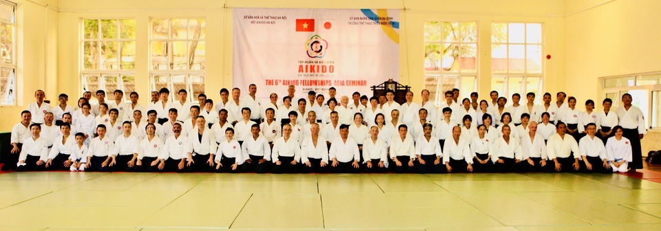 Tập huấn Aikido hữu nghị Châu Á lần thứ 6: Nhiều võ sư Aikido đẳng cấp thế giới tham gia - 1 Tập huấn Aikido hữu nghị Châu Á lần thứ 6: Nhiều võ sư Aikido đẳng cấp thế giới tham gia - 1