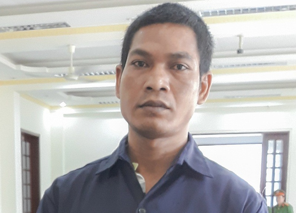 Bị cáo Kiên Ngọc Minh Tiến tại phiên xét xử hôm nay