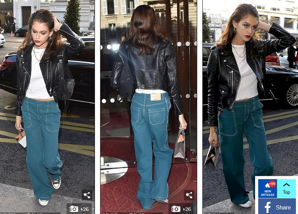 Con gái Cindy Crawford tỏa sáng tại Paris - 7 
Mới đây khi trả lời phỏng vấn tạp chí Harpers Bazaar, cô gái trẻ đã có nhiều chia sẻ thú vị về cuộc sống. Kaia Gerber miêu tả về cuộc sống thường nhật của mình rằng: Ngày thứ bảy hoàn hảo của tôi là không đặt báo thức, ngủ tới 9 giờ sáng, nằm trên giường check Instagram và nghe nhạc. Tôi thực sự thích Stormzy và Skepta, nhưng khi tôi bắt đầu một ngày, tôi có thể sẽ nghe Billie Eilish. Tôi rất ưu ái bữa sáng. Tôi thức dậy và luôn ăn bánh mì hàng sáng.