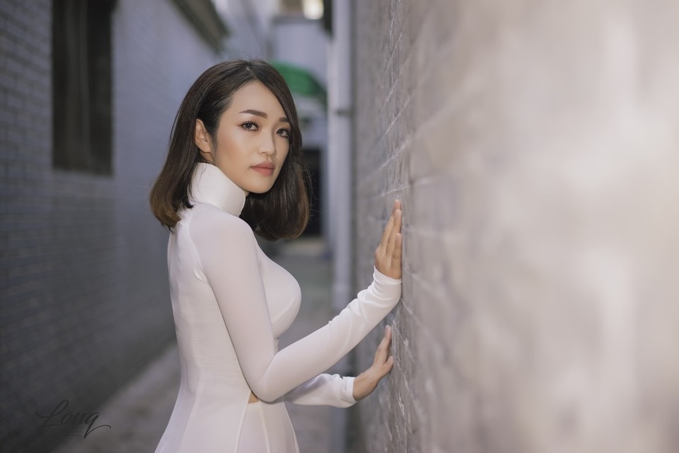 Thiên Vũ đẹp dịu dàng với áo dài - 2 Thiên Vũ đẹp dịu dàng với áo dài - 2